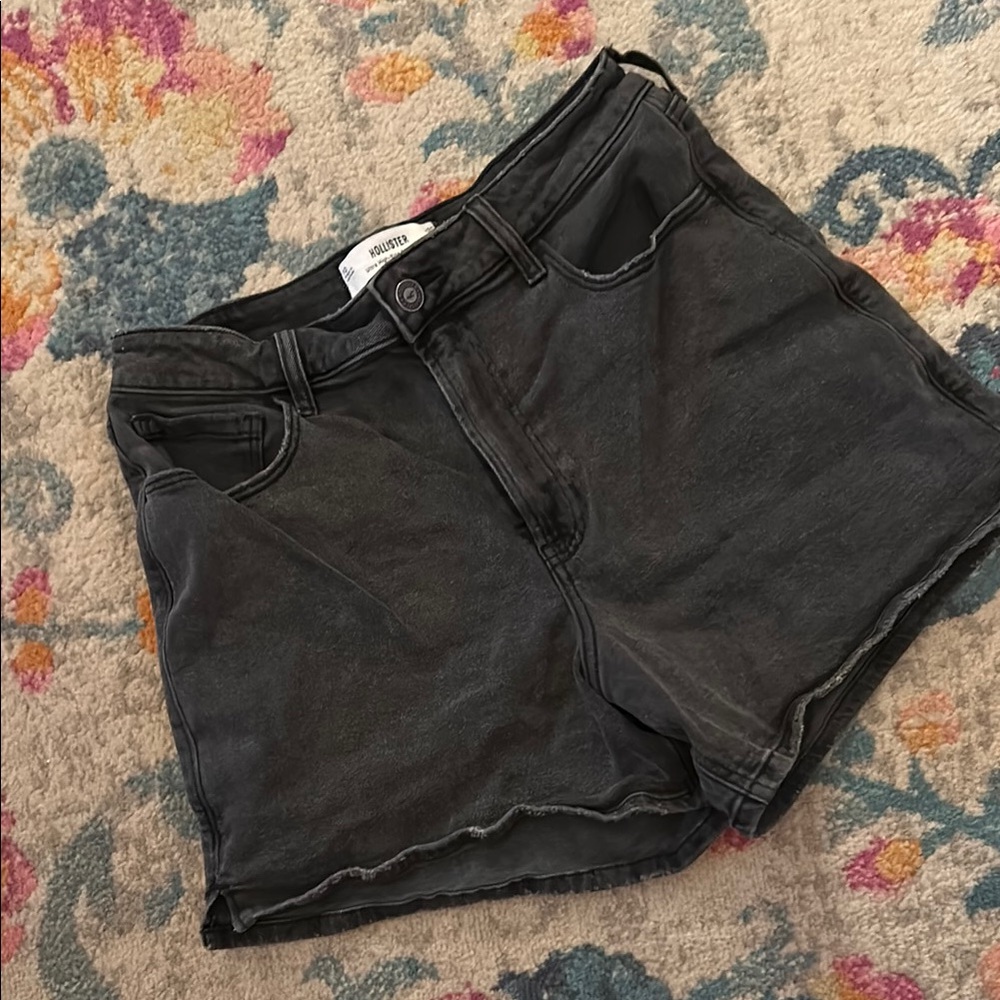 Hollister Black Jean Shorts